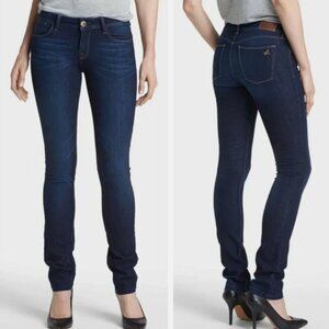 DL1961 Grace Jeans Women's 26 High Rise Straight Leg Skinny Stretch USA Cowgirl